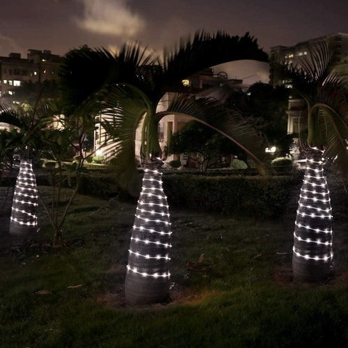 Lighting EVER Plug-In Rope Lights - 100 LED Copper Wire String Lights, 33 ft Cool White 6000K