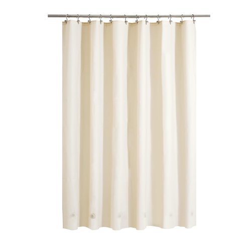 Barossa Design Clear Pink Shower Curtain Liner - PEVA Heavy Duty Shower Liner with 6 Magnets and Metal Grommets, 72" x 72" Waterproof Bathroom Curtains - Clear Pink