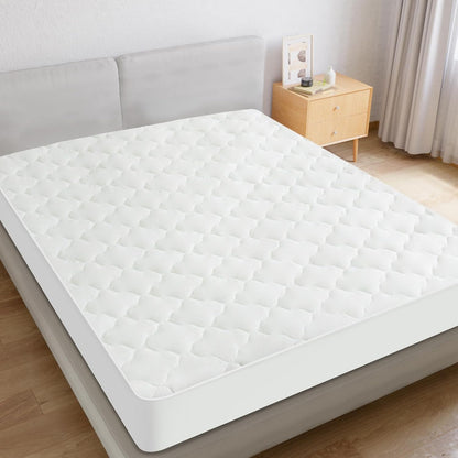 Regine Switzerland Waterproof Twin Mattress Protector - Soft Cooling Quilted Pad for Kids | Fits Deep Pocket Up to 14”