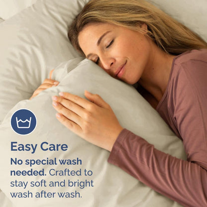 Queen Pillow Cases by [Brand Name] - Ultra Soft Hotel Quality Covers | Wrinkle-Free, Stain-Resistant - 2 Piece Set in Wheat