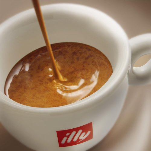 illy Whole Bean Coffee - Perfectly Roasted Beans – Classico Medium Roast - with Notes of Caramel, Orange Blossom & Jasmine - 100% Arabica - No Preservatives – 17.6 Ounce