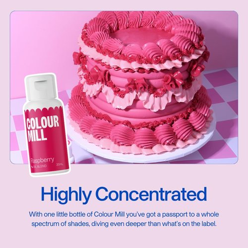 Colour Mill Oil-Blend Food Coloring - Vibrant Tiffany Color, 20 Milliliters