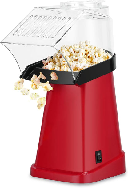 Skiennix Hot Air Popcorn Popper - Fast 1200W Machine with Bowl, Measuring Cup & Butter Tray | Perfect for Parties