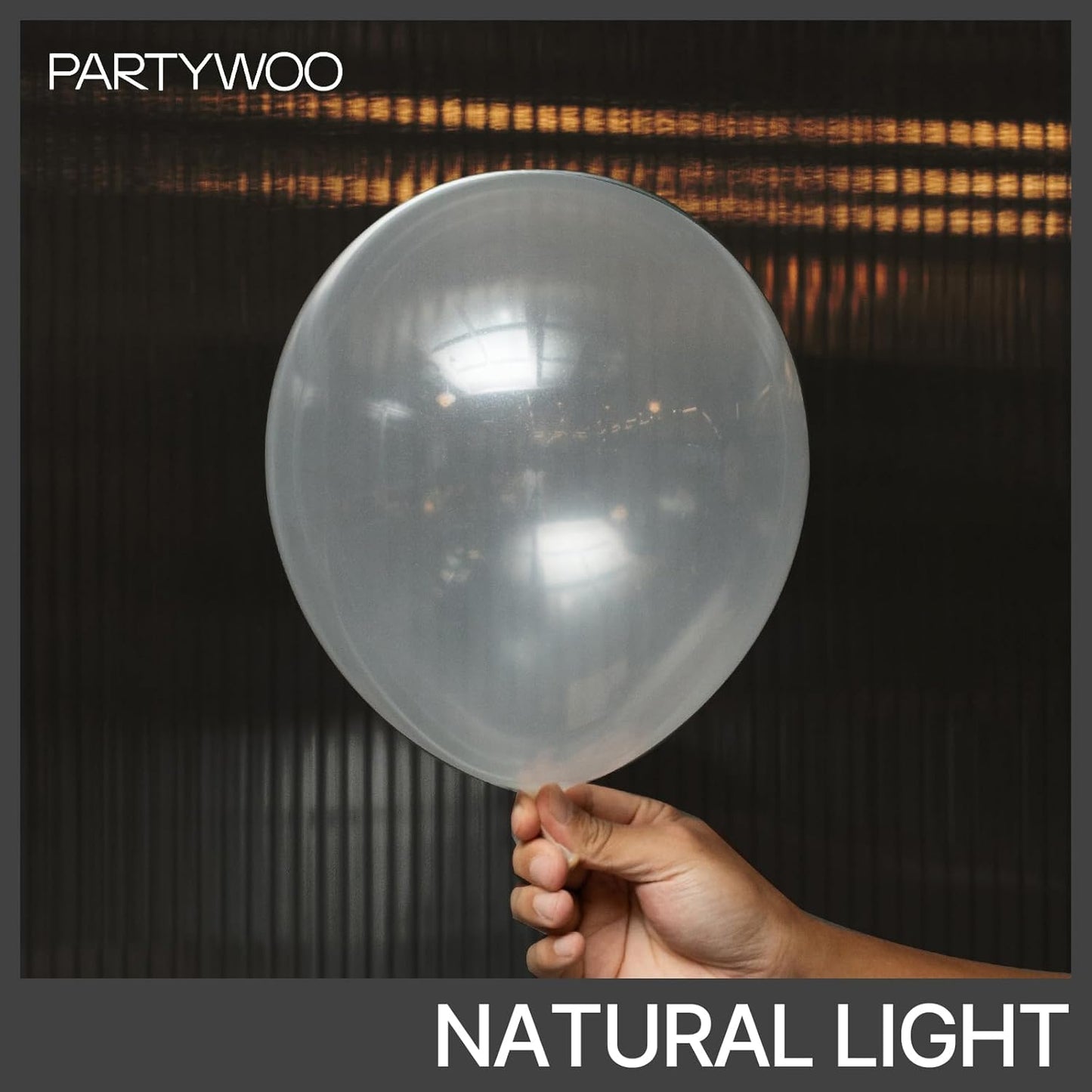 PartyWoo Clear Balloons - 152-Piece Transparent Balloon Arch Kit for Weddings & Celebrations | 5-18 Inch Sizes