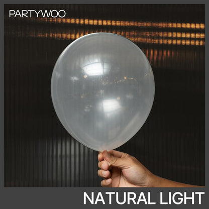 PartyWoo Clear Balloon Arch Kit - 127pcs in Various Sizes for Weddings, Graduations & Celebrations