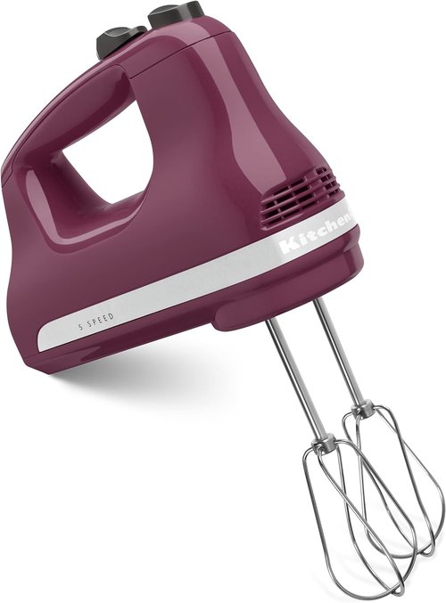 KitchenAid Hand Mixer - 5-Speed Ultra Power for Effortless Mixing | Compact & Lightweight Design