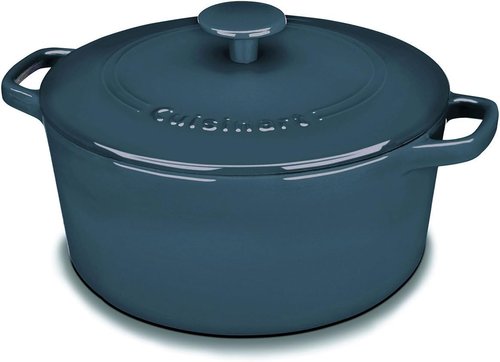 Cuisinart Chef's Classic Enameled Cast Iron Casserole - Provencal Blue, 5-Quart Capacity