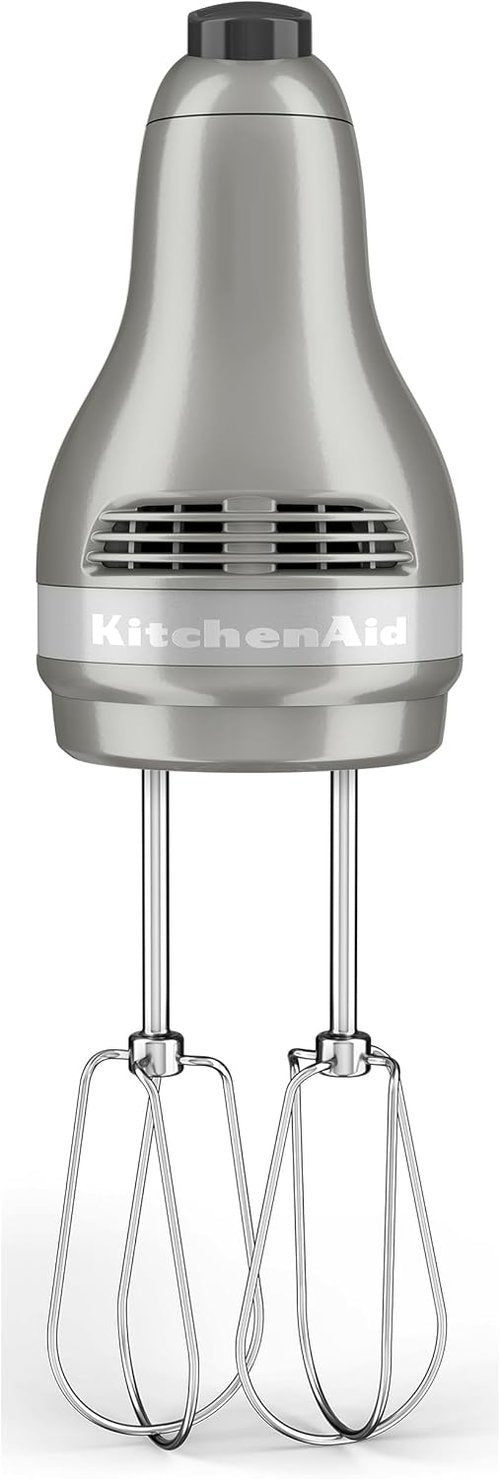 KitchenAid 5-Speed Hand Mixer - Ultra Power, Contour Silver | Set of 2 for Effortless Mixing