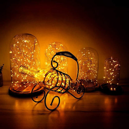XINKAITE LED Fairy Lights - Battery Operated String Lights for Indoor & Outdoor Decor | 10Ft Warm White