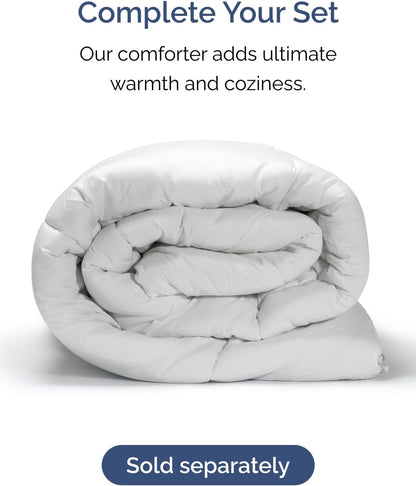 Skiennix Extra Deep Split King Sheet Set | 7-Piece Breathable Cooling Bedding - Soft, Wrinkle-Free Lavender