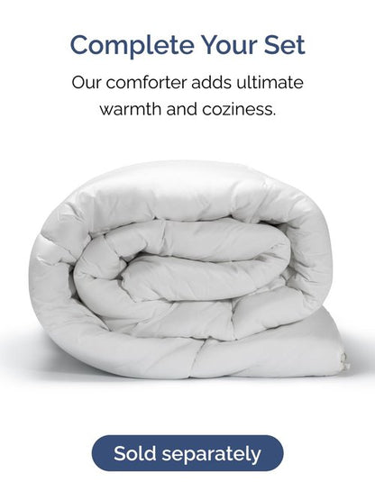 Extra Deep Full Sheet Set - 6 Piece Breathable and Cooling Sheets - Hotel Luxury Bedding for Women, Men, Kids & Teens - Easy & Secure Fit - Soft and Wrinkle Free - Extra Deep Pockets - Blue Stripes