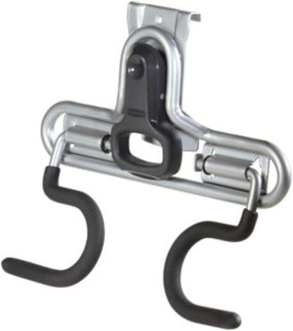 Rubbermaid FastTrack 2-Handle Hook - Space-Saving Garage Storage Solution for Rakes, Brooms, and Ladders