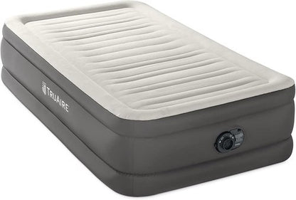 INTEK Twin Air Mattress - TruAire Luxury 18" Inflatable Bed with Built-in Pump for Ultimate Comfort