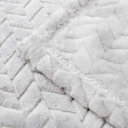 Baby Blanket Flannel, Cozy Throw Blankets for Newborn Infant and Toddler, Super Soft and Warm Receiving Baby Blanket for Crib Stroller (Grey 3040")