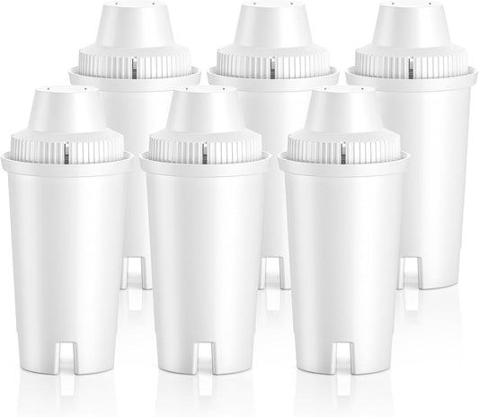 Brita® Water Filter Replacement - 6 Pack for Classic OB03 & Mavea® 107007 | BPA-Free & NSF Certified