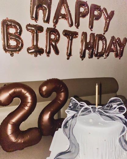 Number Balloons 40 Inch - Dark Brown 0 Balloon for Birthday Celebrations | Perfect for Parties