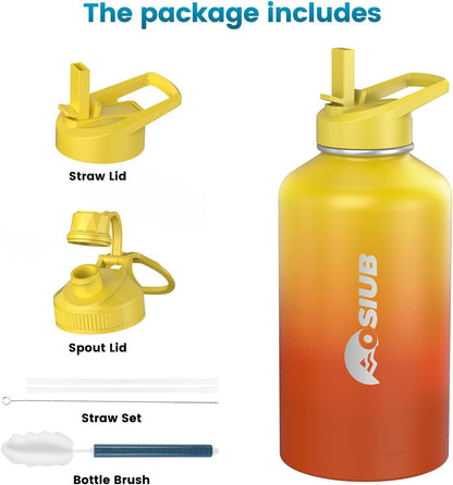 Simple Modern Insulated Water Bottle - 32 oz Triple Wall Vacuum Stainless Steel | Leak Proof & BPA-Free, Sunset Color