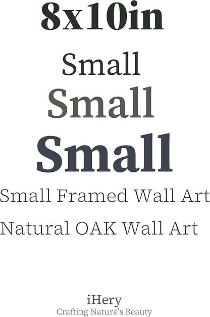 iHery Premium Black Oak Wood Framed Wall Art - Retro "Dolce Far Niente" Canvas Decor | 8x10in for Dorm & Living Room