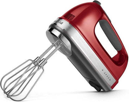 KitchenAid 9-Speed Hand Mixer - Versatile Mixing Power for Baking | Compact & Lightweight Design