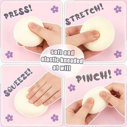 Dumpling Squishy Toy - Soft Squeeze Decompression Stress Relief | Mystery Color (Purple)