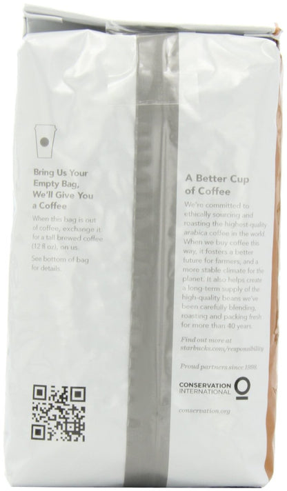 Starbucks House Blend Whole Bean Coffee, 12 Ounce (Pack of 6)