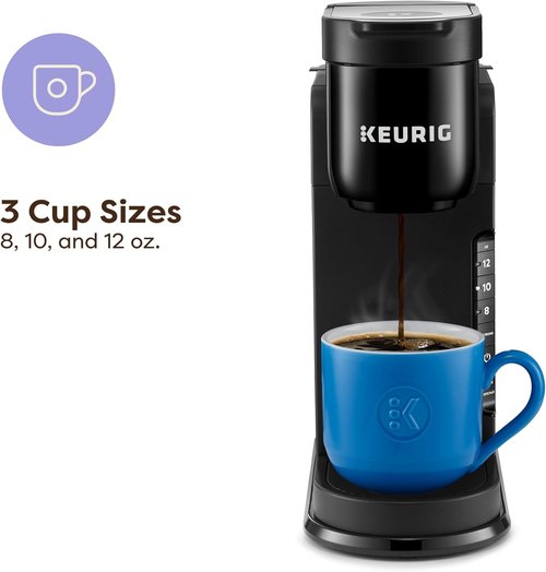 Keurig K-Express Coffee Maker - Single Serve K-Cup Pod Brewer with 3 Brew Sizes & Strong Button | 42oz Reservoir, Black