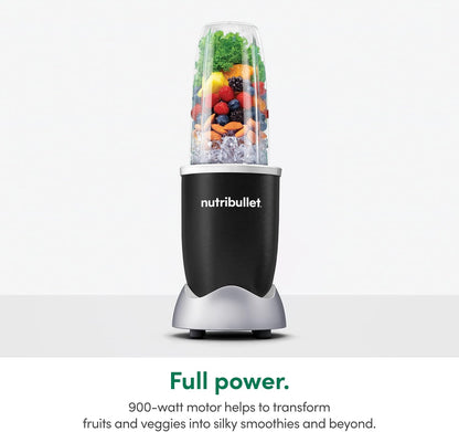 NutriBullet Pro 13-Piece Blender Set - Powerful 900W Motor in Sleek Onyx Black | Perfect for Smoothies