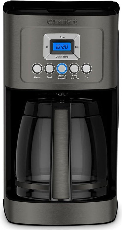 Cuisinart 14-Cup Coffee Maker - Programmable PerfecTemp with Brew Strength Control | Black Stainless Steel