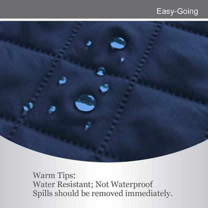Easy-Going Recliner Chair Slipcover Reversible Sofa Cover Water Resistant Couch Cover Furniture Protector with Elastic Straps for Pets Dog (Recliner, Navy/Navy)