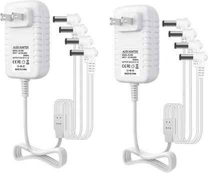 Lemax 4.5V Adaptor Set - 2-Piece Lighted Accessory for Christmas Micro Lighting Decor