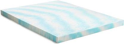 Linenspa 4 Inch Gel Memory Foam Mattress Topper - Queen Size, Cooling & Pressure Relieving, CertiPUR Certified