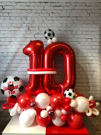 Red Number 15 Balloon - 40 Inch Birthday Decoration for 15th Party | Perfect for Boys & Girls