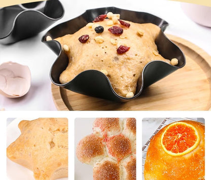 Skiennix 2 Pack Nonstick Taco Shell Bowls - Large Carbon Steel Tortilla Maker for Baking & Frying