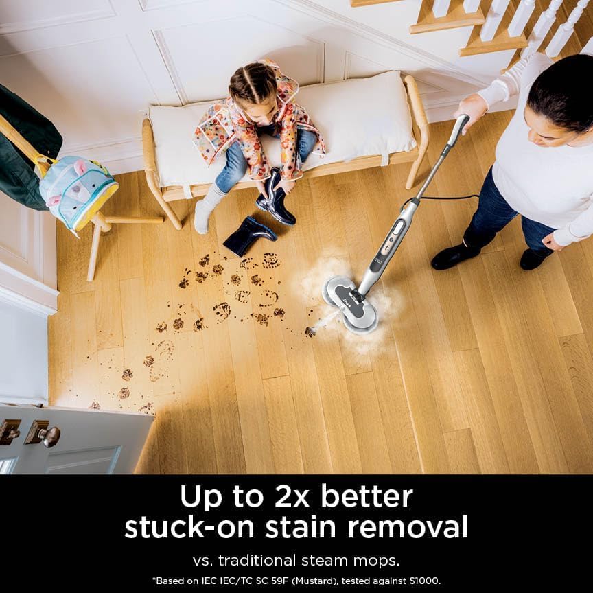 Shark S8201 Steam Mop - All-in-One Hard Floor Cleaner with Steam Blaster & LED Headlights, Bronze