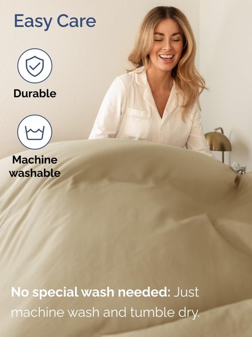 Extra Deep Twin XL Sheet Set - 4 Piece Breathable and Cooling Sheets - Hotel Luxury Bedding for Women, Men, Kids & Teens - Easy & Secure Fit - Soft, Wrinkle Free and Comfy - Extra Deep Pockets - Beige
