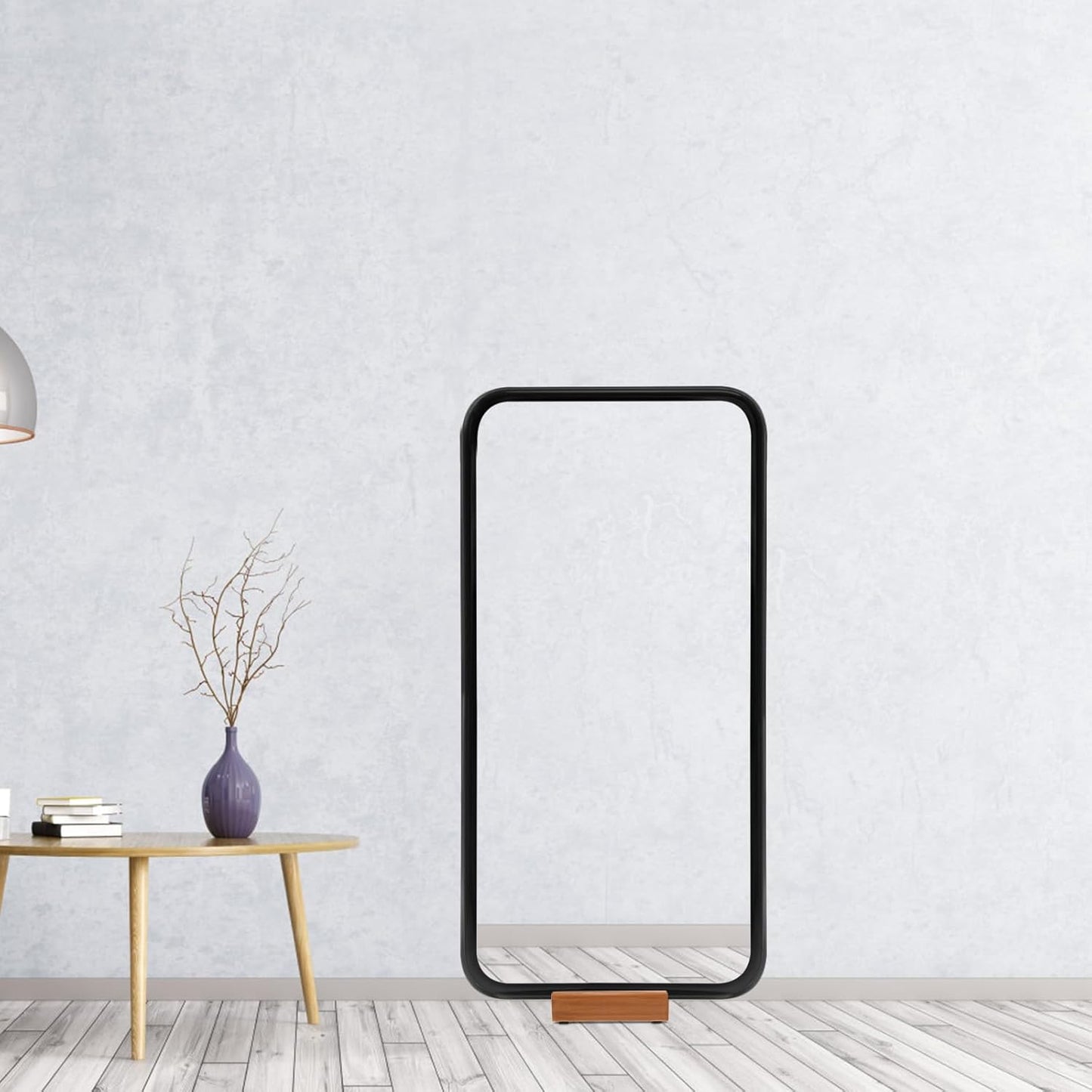 Uonlytech Full-Length Mirror Stand Holder - 2pcs Wooden Frame for Stylish Home Decor