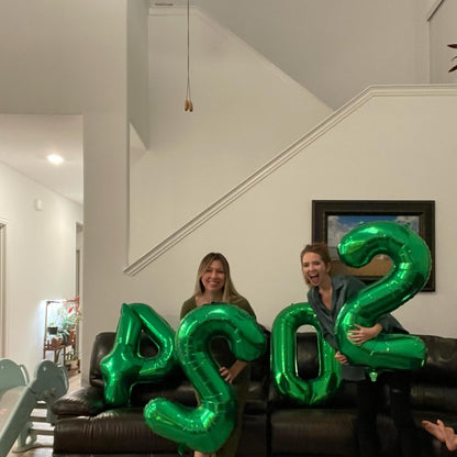 Number 50 Balloon by [Brand Name] - 40 Inch Dark Green Giant Foil Balloon for 50th Birthday Party Decorations