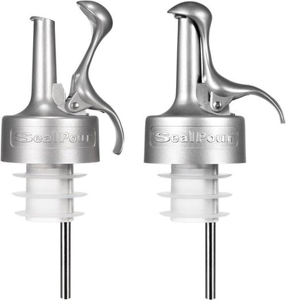 Liquor Pour Spouts, Liquor Bottle Pourer Spouts, Alcohol Pour Spouts,Bar Pour Spouts,Suitable for Alcohol, Beverage, Vinegar, Wine for Bar Accessories-2Pcs