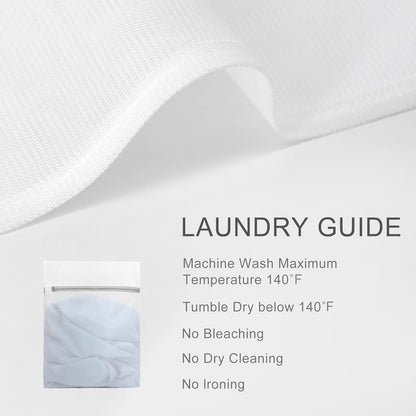 Muchfun Durable Fine Mesh Laundry Bags - 4 Pcs for Delicates | 16 x 20 Inches (Large Size)