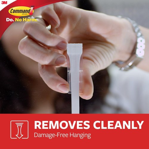 Command Medium Utility Hooks - Damage-Free Hanging Solution | 20 Hooks & 24 Adhesive Strips, Holds Up to 3 lb