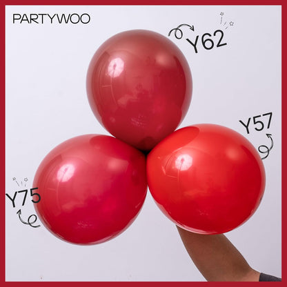 PartyWoo Pink Balloon Garland - 100 Pcs in Various Sizes | Perfect for Party & Birthday Decorations