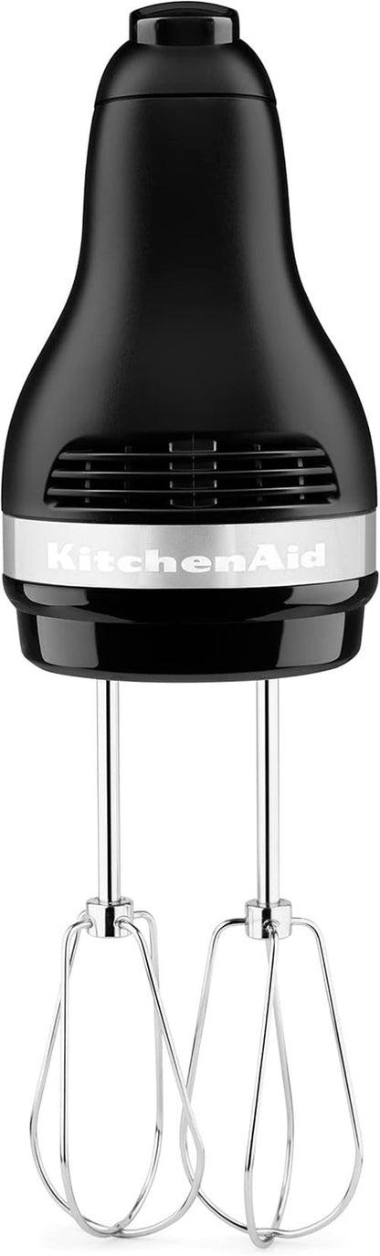 KitchenAid 5 Ultra Power Hand Mixer - Matte Black | Pack of 2 for Effortless Mixing