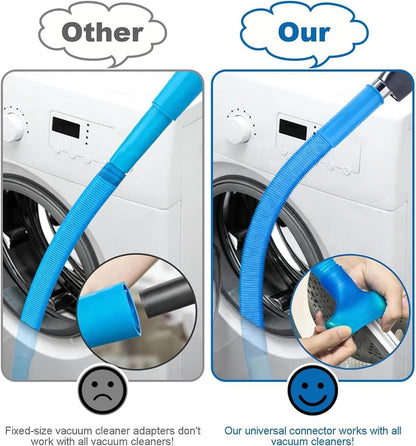 Upgraded Dryer Lint Vac Attachment by [Brand Name] - Universal Vacuum Cleaner Kit for Deep Cleaning Ducts & Lint Removal