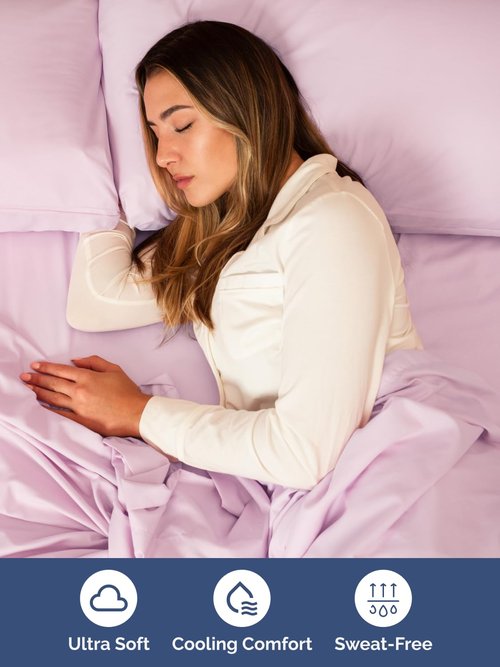 Extra Deep Cal King Sheet Set - 6 Piece Breathable and Cooling Sheets - Hotel Luxury Bedding for Women, Men, Kids & Teens - Easy & Secure Fit - Soft and Wrinkle Free - Extra Deep Pockets - Light Pink