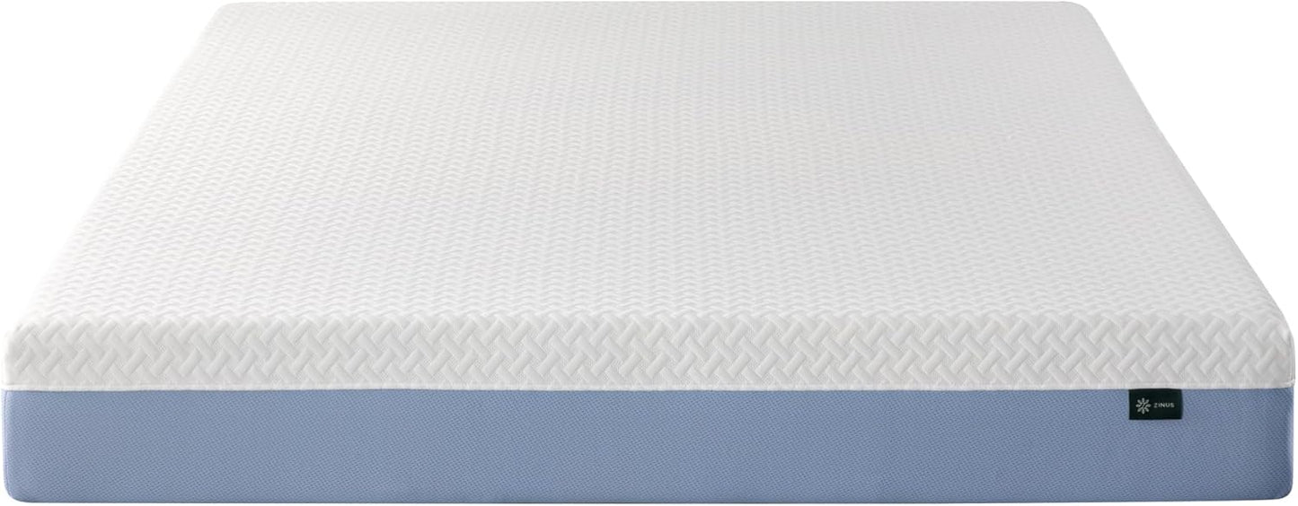 Zinus 8 Inch Full Memory Foam Mattress - Cooling Comfort, Fiberglass Free, Medium Feel, Safe Materials