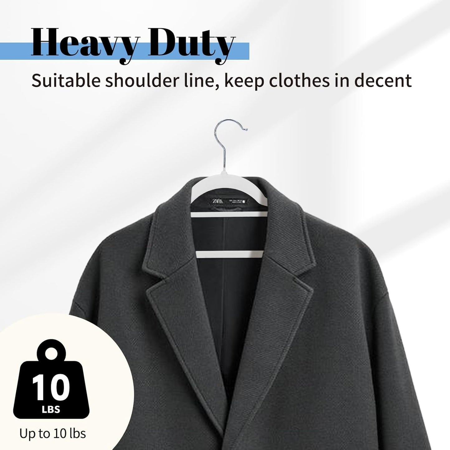 Smartor Velvet Hangers - Space-Saving Non-Slip Clothes Hangers with Tie Bar | 20-Pack Heavy Duty