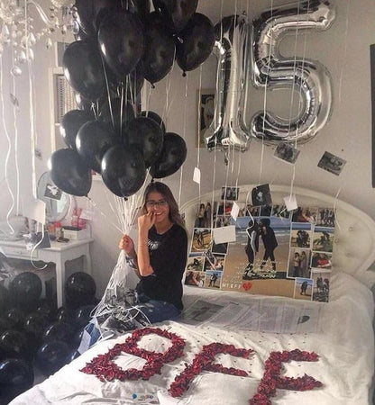Silver 5 Balloon | 40-Inch Number 5 Balloon for 5th Birthday Decorations & Party Supplies
