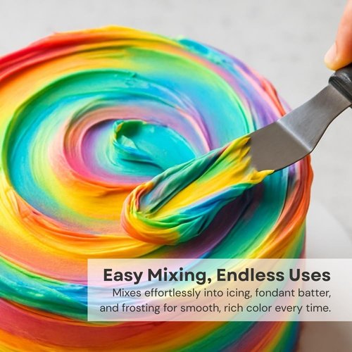 Chefmaster Violet Liqua-Gel® Food Coloring - Vibrant Professional-Grade Dye for Icing & Fondant | 0.70 oz