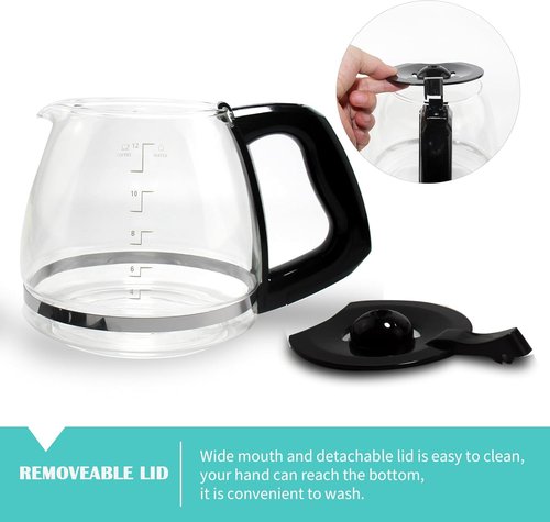 Black and Decker 12-Cup Replacement Carafe - Compatible with CM1160B & CM1160W Models