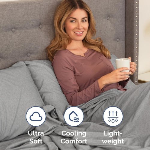 King Pillow Cases by [Brand Name] - Ultra Soft Hotel Quality Covers | Wrinkle-Free & Fade Resistant - 2 Piece Set in Heathered Grey